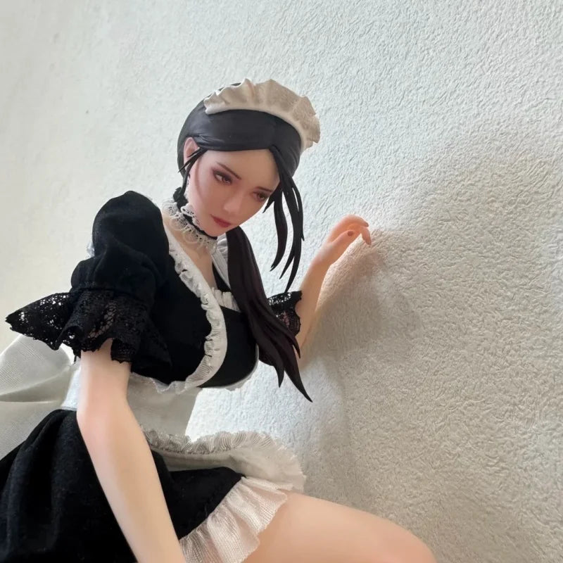 Original In Stock  Bearpanda 1/6 Anime Figure She Is Real Maid Figurine Modle Hyper-Realistic Statue Desk Decor Toys Boys Gifts