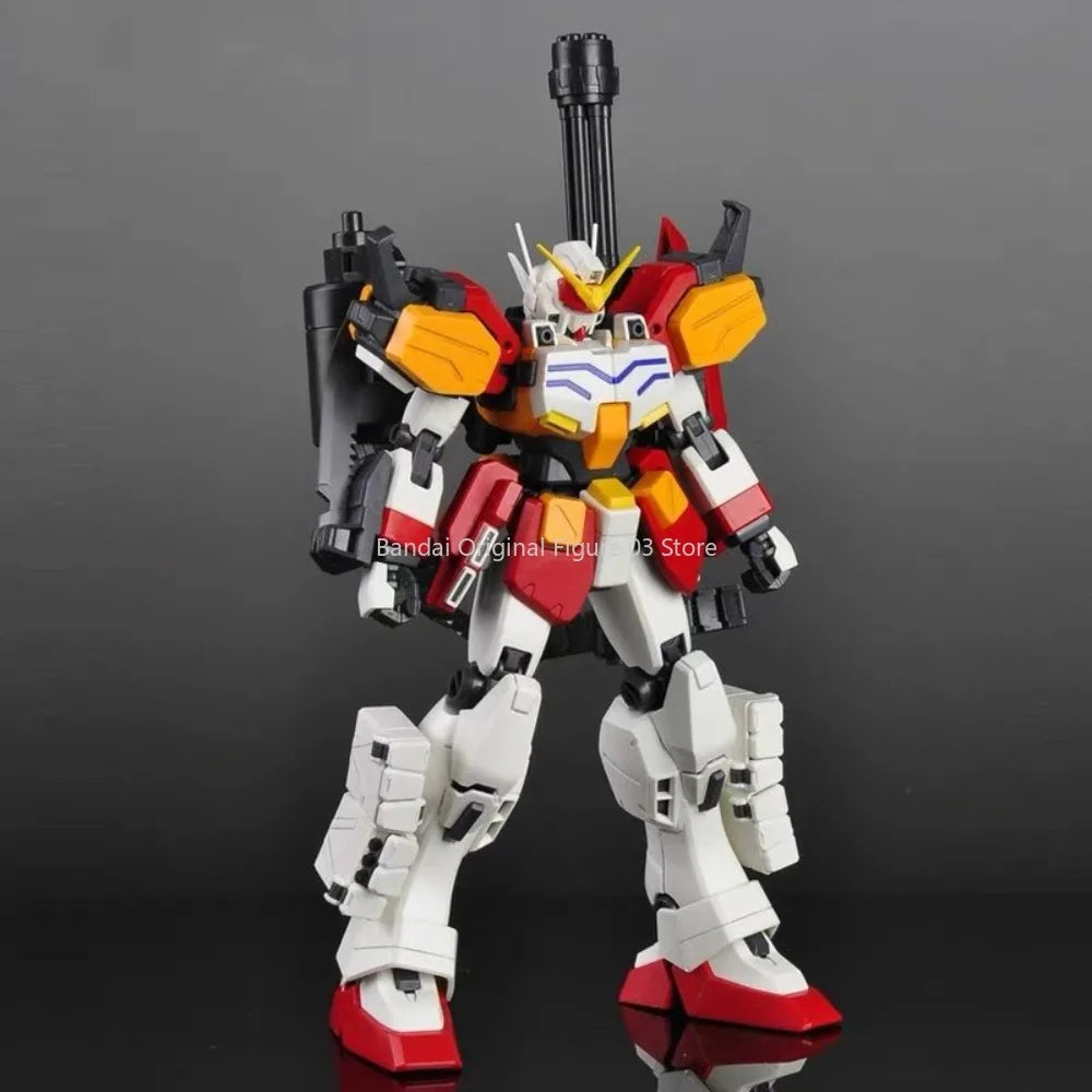 Bandai Original MODEL KIT MG 1/100 GUNDAM HEAVYARMS CUSTOM EW Model Kit Anime Action Fighter Assembly Model Toy gift For kid