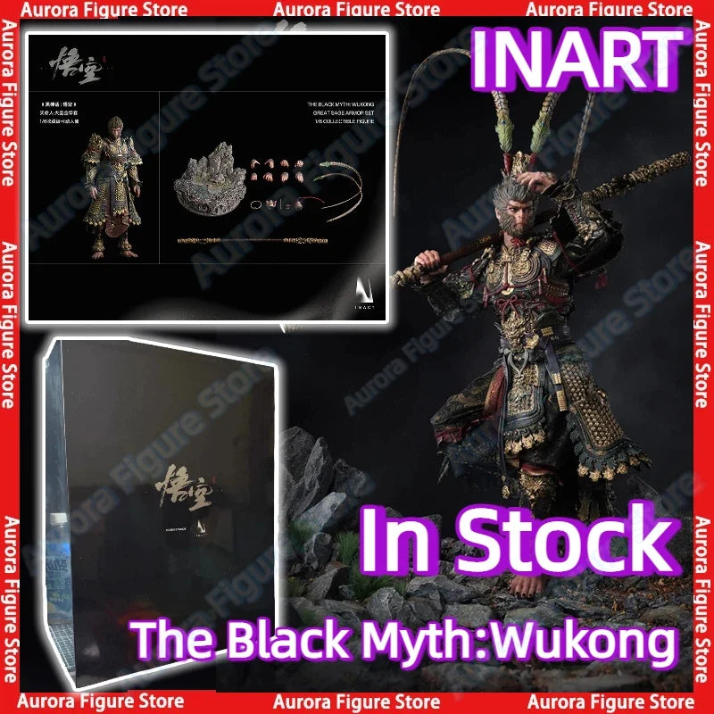 In Stock Queen Studio INART 1/6 MAG015 The Black Myth WUKONG Great Sage Armor Set Anime Action Figures Model Toys PVC Gift