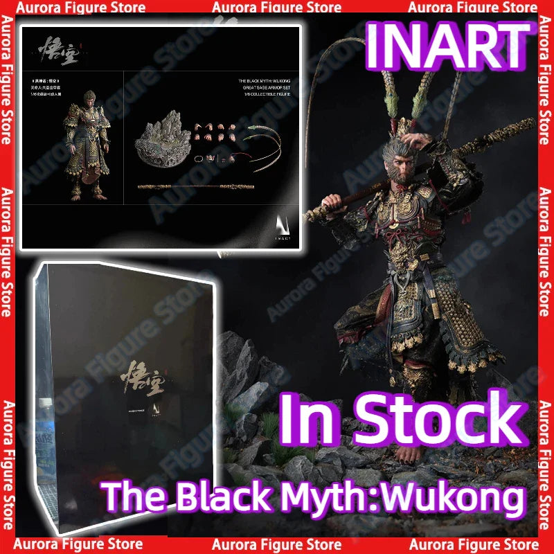 In Stock Queen Studio INART 1/6 MAG015 The Black Myth WUKONG Great Sage Armor Set Anime Action Figures Model Toys PVC Gift