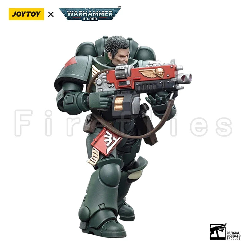 1/18 JOYTOY Action Figure 40K Dark Angels Intercessors Brother Nadael Asharr Re-issue Version Anime Model Toy
