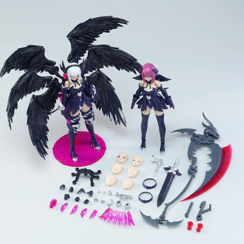 Fengyu Six Winged Black Angel Six Winged White Angel Arcanadea Special Hair Sickle Mobile Doll Children'S Toy