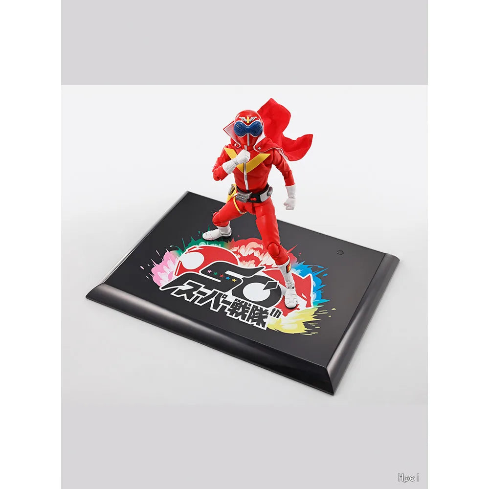 100% Authentic In Stock Original Bandai S.H.Figuarts Super Sentai: Himitsu Sentai Gorenger Akarenger - 50th Anniversary Edition