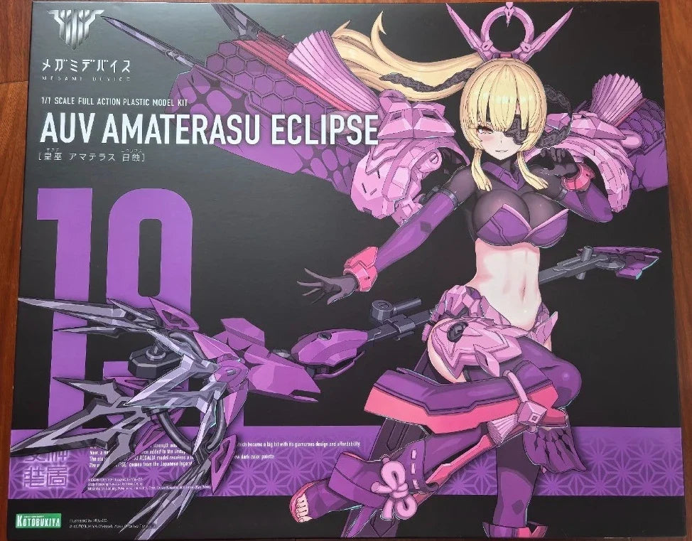 【In Stock】Original Kotobukiya Megami Device AUV AMATERASU ECLIPSE Anime Assembly 1/1 Action Figure Models