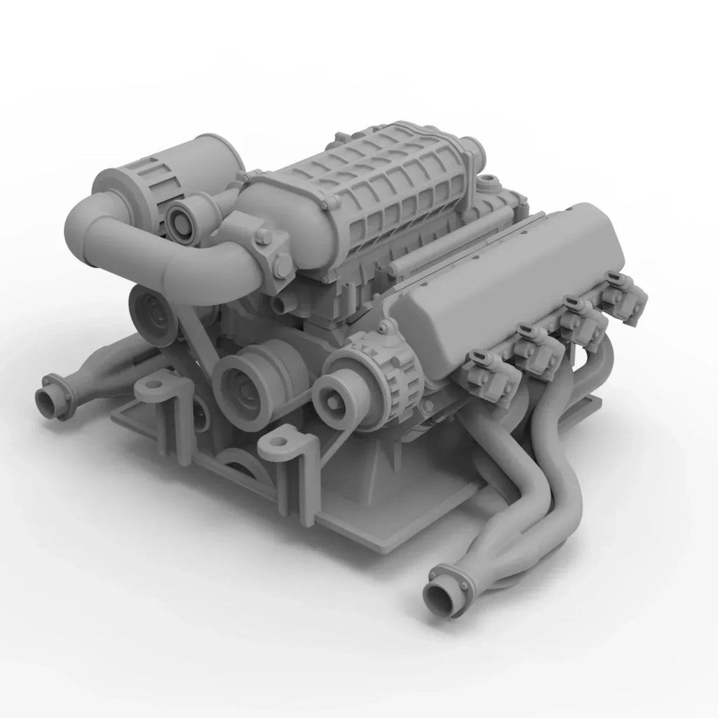 RC Car  Engine Model Decoration for 1/10 VP OPTIC H10 KIT TRX4 Defender AXIAL SCX10 RC4WD Sport Jeep K10 TF2 TRX6 G63