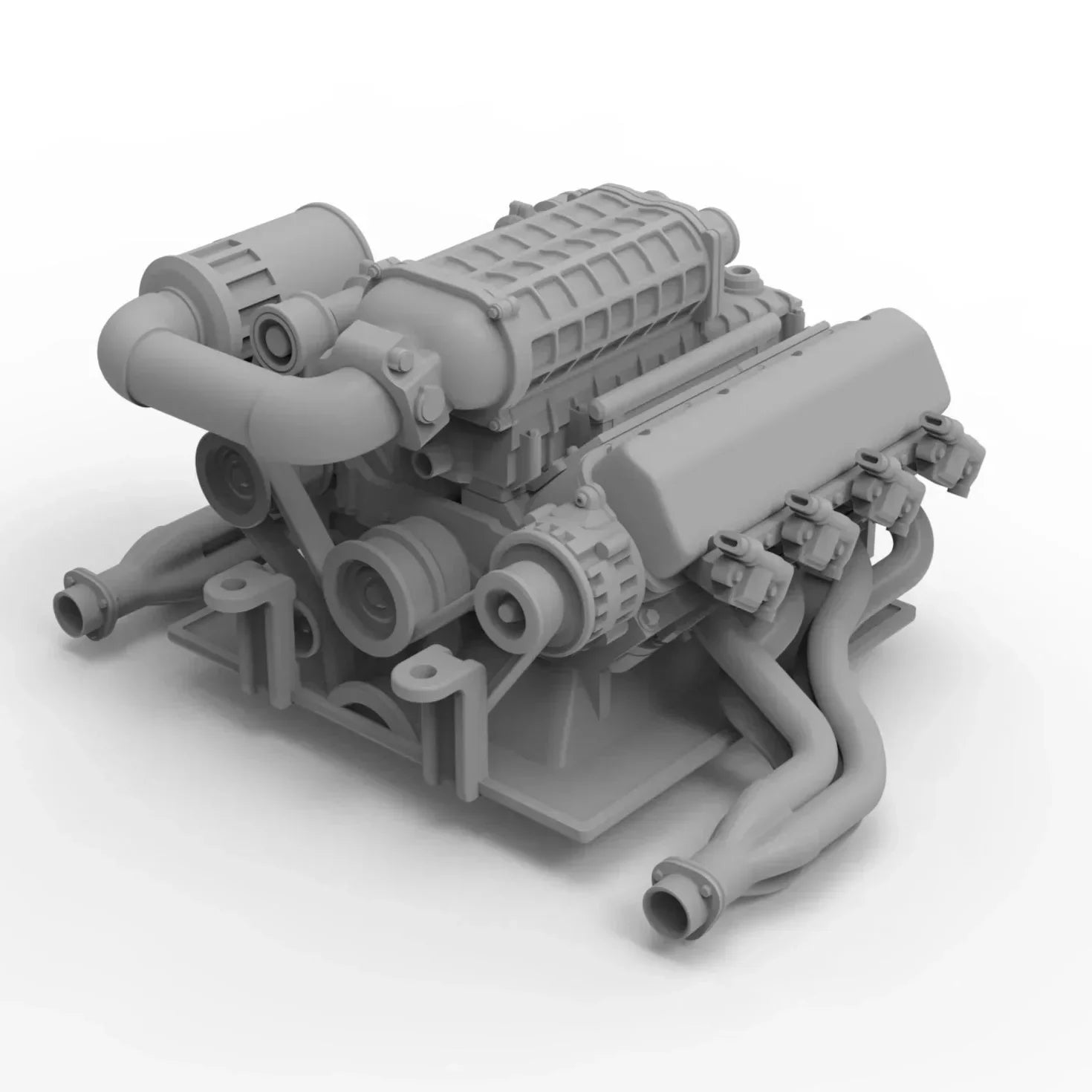 RC Car  Engine Model Decoration for 1/10 VP OPTIC H10 KIT TRX4 Defender AXIAL SCX10 RC4WD Sport Jeep K10 TF2 TRX6 G63