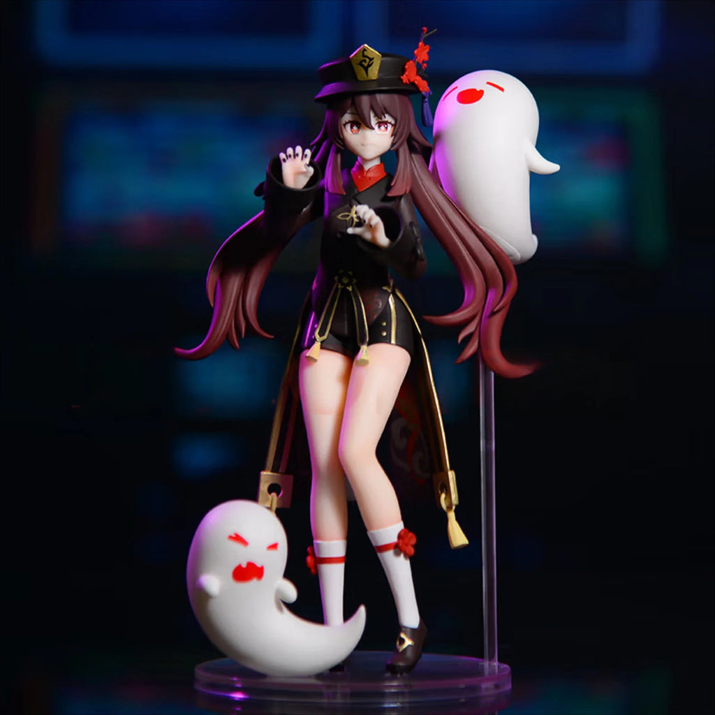 Anime Genshin Impact Kawaii Standing Posture Desktop Decoration Children's Halloween Gifts Action Figure Collection Model Toy