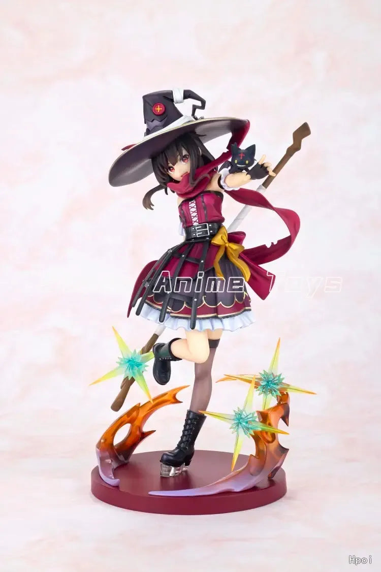 Original KADOKAWA KDcolle Kono Subarashii Sekai Ni Shukufuku O! Megumin 10th Anniversary Dress Ver Model Animation Figure Toys
