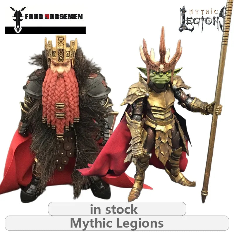 Four Horsemen Studios Genuine Mythic Legions Series Blonden Iron Jaw King Mobile Model American Model Collectibles
