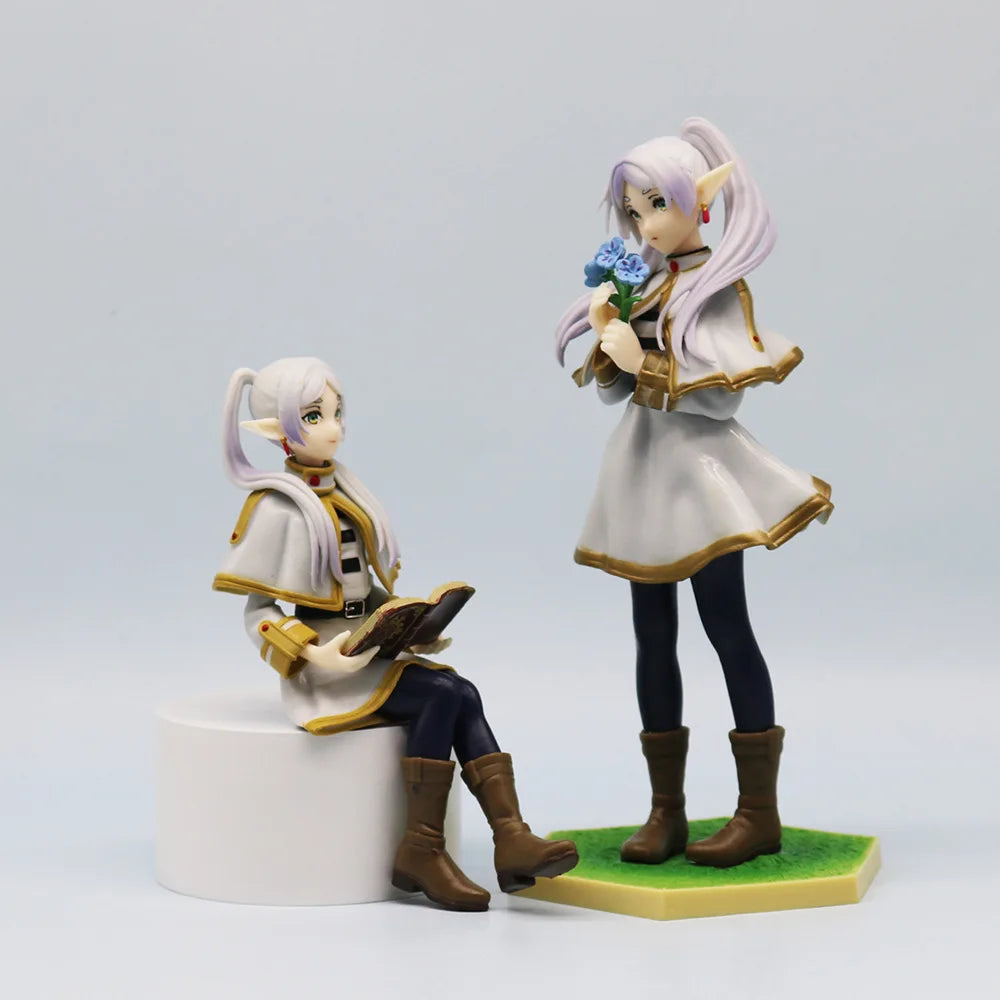 Anime Noodle Stopper Sousou no Frieren Q Version Anime Girl Figure Frieren Beyond Journey's End Action Figure PVC Model Toy Gift