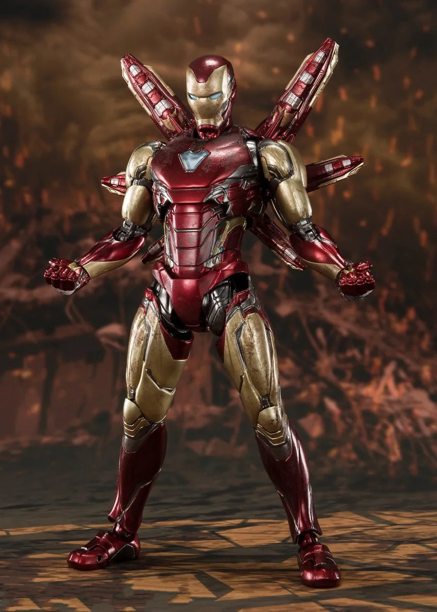 Marvel Avengers Endgame Final Battle Ironman Super Hero PVC Action Figures Dolls Iron Man 16cm