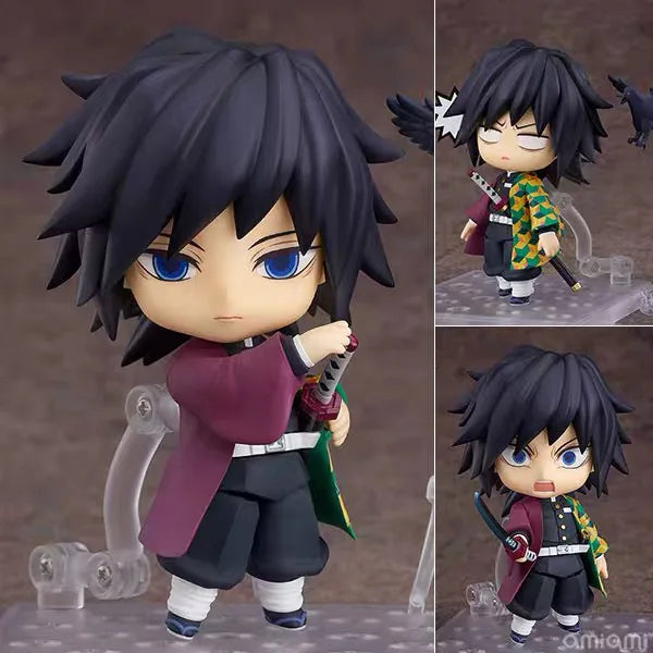 Demon Slayer Anime Series Action Figures Set - Tanjirou Nezuko Zenitsu Inosuke And Kyoujurou Collectible Dolls Gift