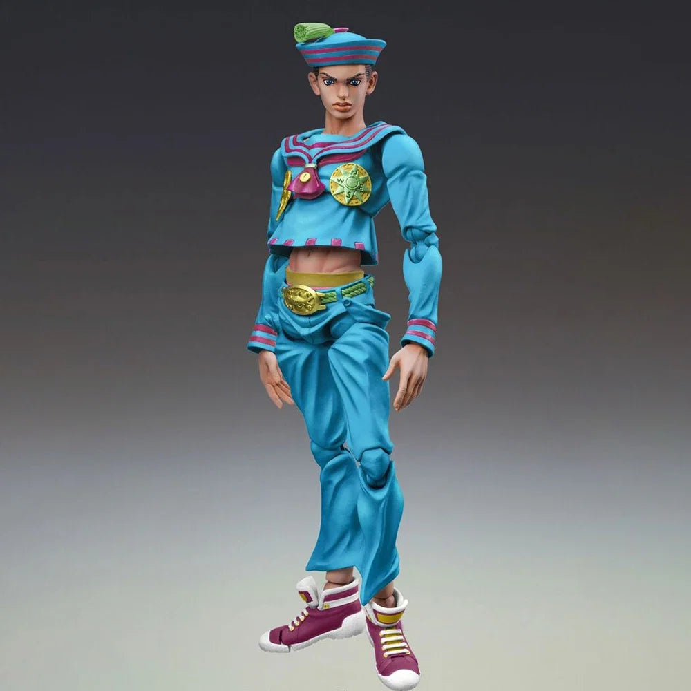 100% Original in Stock Medicos Entertainment Super Action Statue Jojo No Kimyou Na Bouken Higashikata Josuke Second