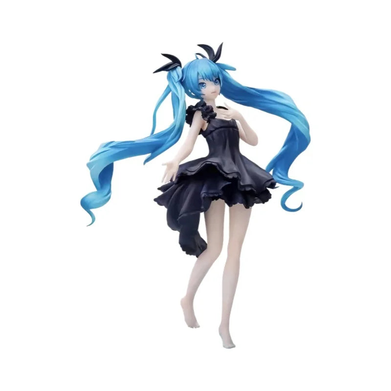 18CM 2025 New Anime Hatsune Miku Deep Sea Girl Kawaii Action Figure PVC Doll Model Toys ornament Desktop Decoration Gifts