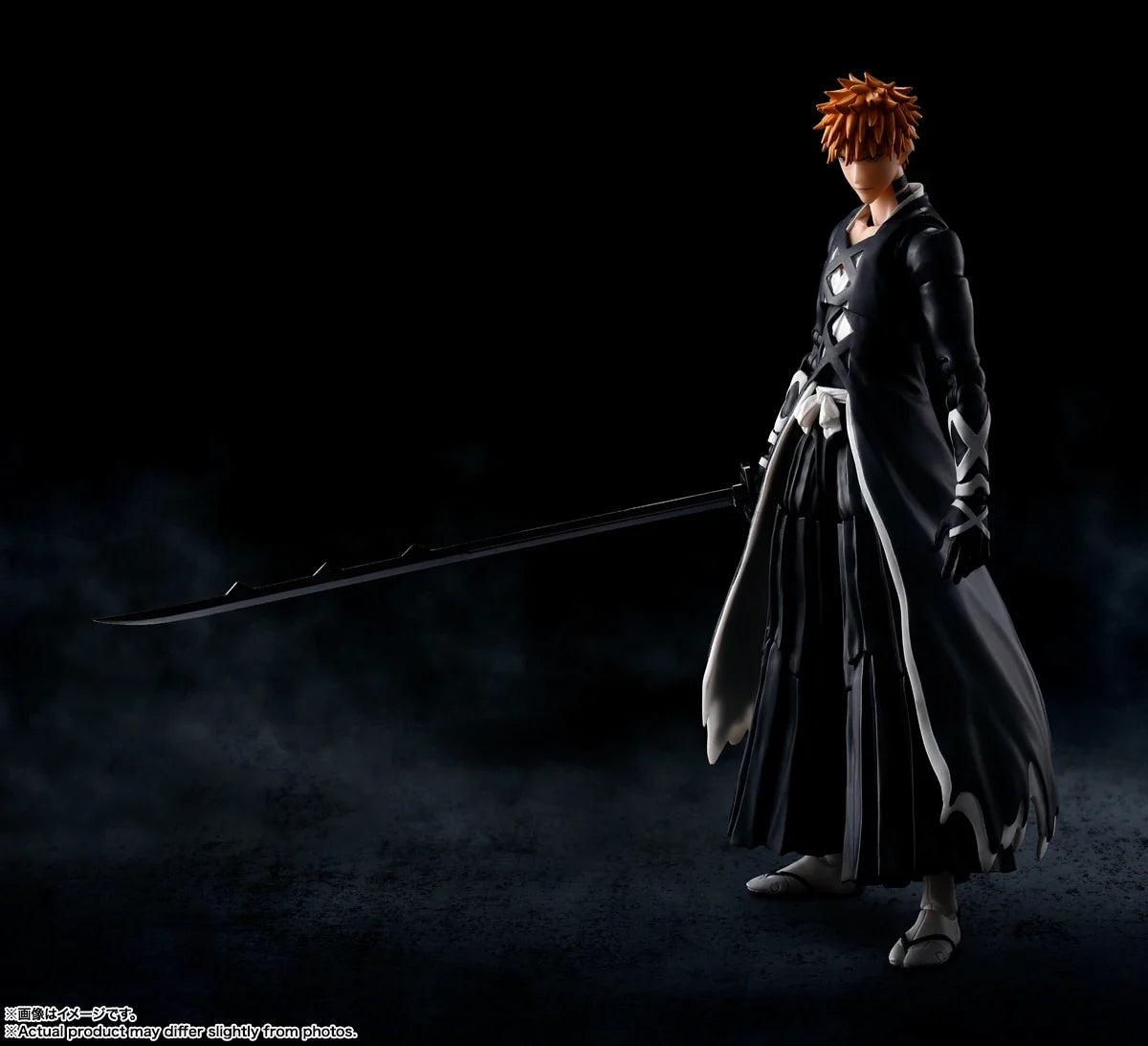Bandai Sh Figuarts In Stock Bleach Ichigo Kurosaki Tensa Zangetsu Shf Action Figure Model Toys Anime Collectible Toy Gift