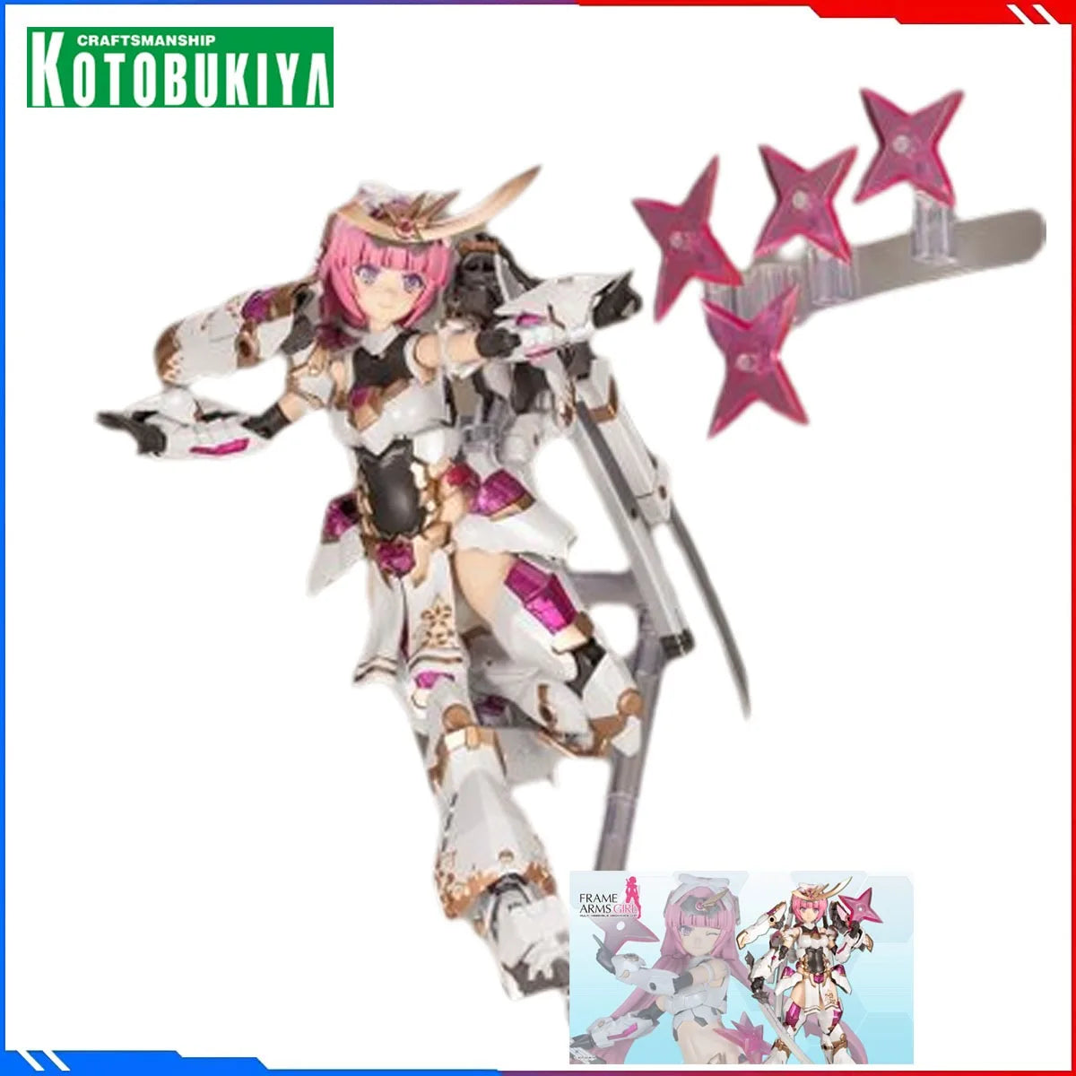 Kotobukiya Genuine Anime Model Kits Frame Arms Girl Magatsuki Tachibana 162mm Toys Action Figure Assembly Model Gift for Boy