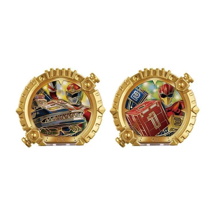 Bandai Genuine DX No.1 SENTAI GOZYUGER TEGASWORD Leon Buster 50 Sentai Ring Figure Toys Gift Collectible Model