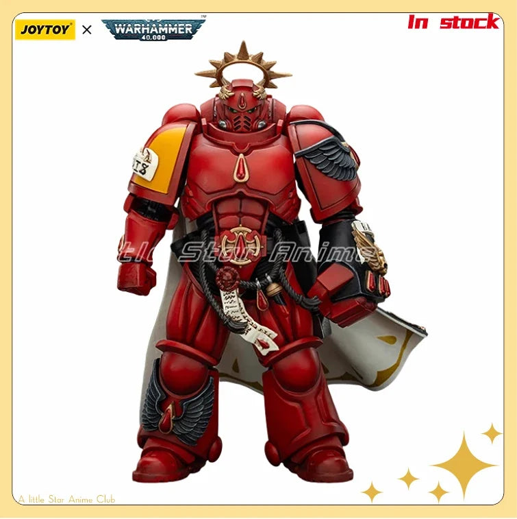 1/18 Action Figure JOYTOY Warhammer 40000 Blood Angels Captain with Inferno Pistol & Power Fist