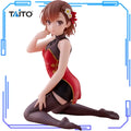 Auf Lager TAITO Original Echtes Anime To Aru Kagaku No Railgun Misaka Mikoto Chinesisches Kleid 13cm Modell Spielzeug Desktop Süße Figur