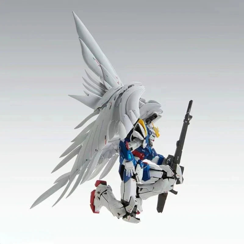 Bandai Genuine Original Mg 1/100 Wing Gundam Zero Ew Ver Ka Anime Action Figure Assembly Toys for Gift Collectible Model Ornamen