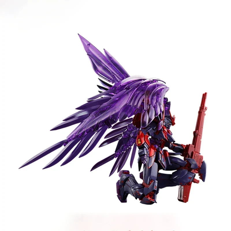 Bandai MG 1/100 Gundam Epyon EW Action Figure Wing Gundam Zero EW Cross Contrast Colors Plastic Model Kit Collection Gunpla Gift