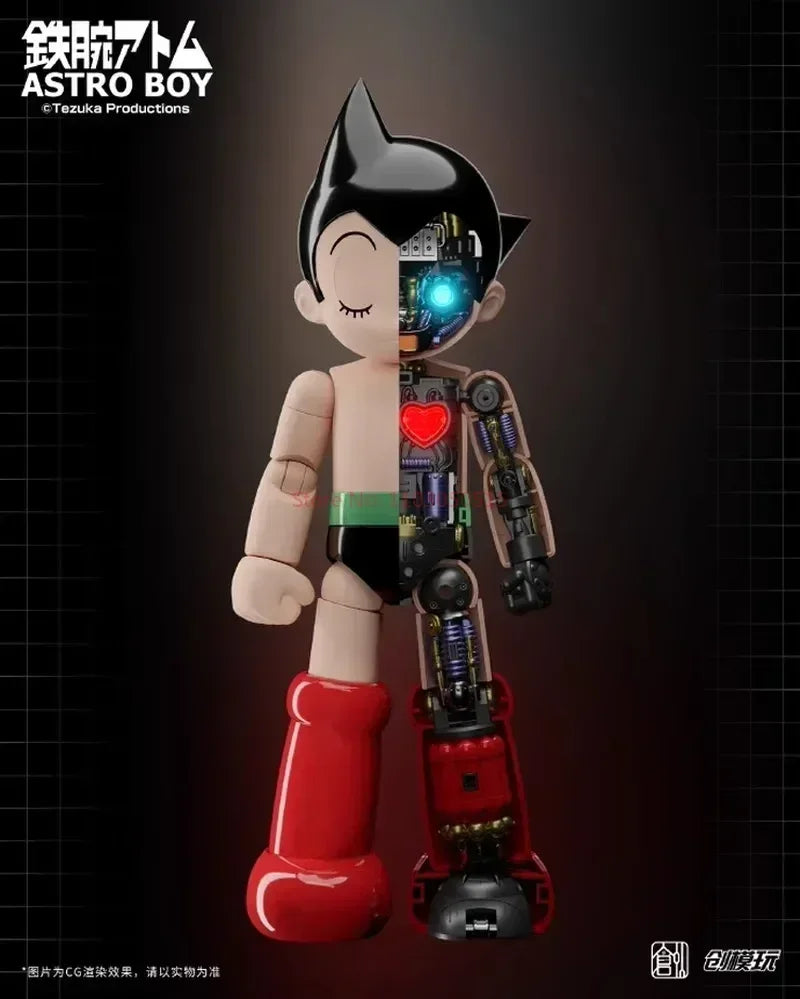 30cm Tron Model-kit Astroboy Dx Normal Version Action Figure Collection Assembly Collect Ornaments Model Doll Boy Toy Gift