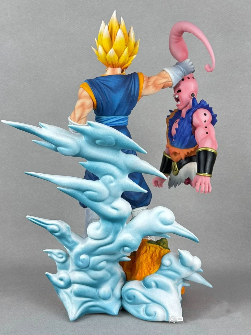 32cm Dragon Ball Anime Figure Cs Vegito Vs Buu Action Figure Gk Scene Statue Anime Decoration Model Customized Toys Kids Gift