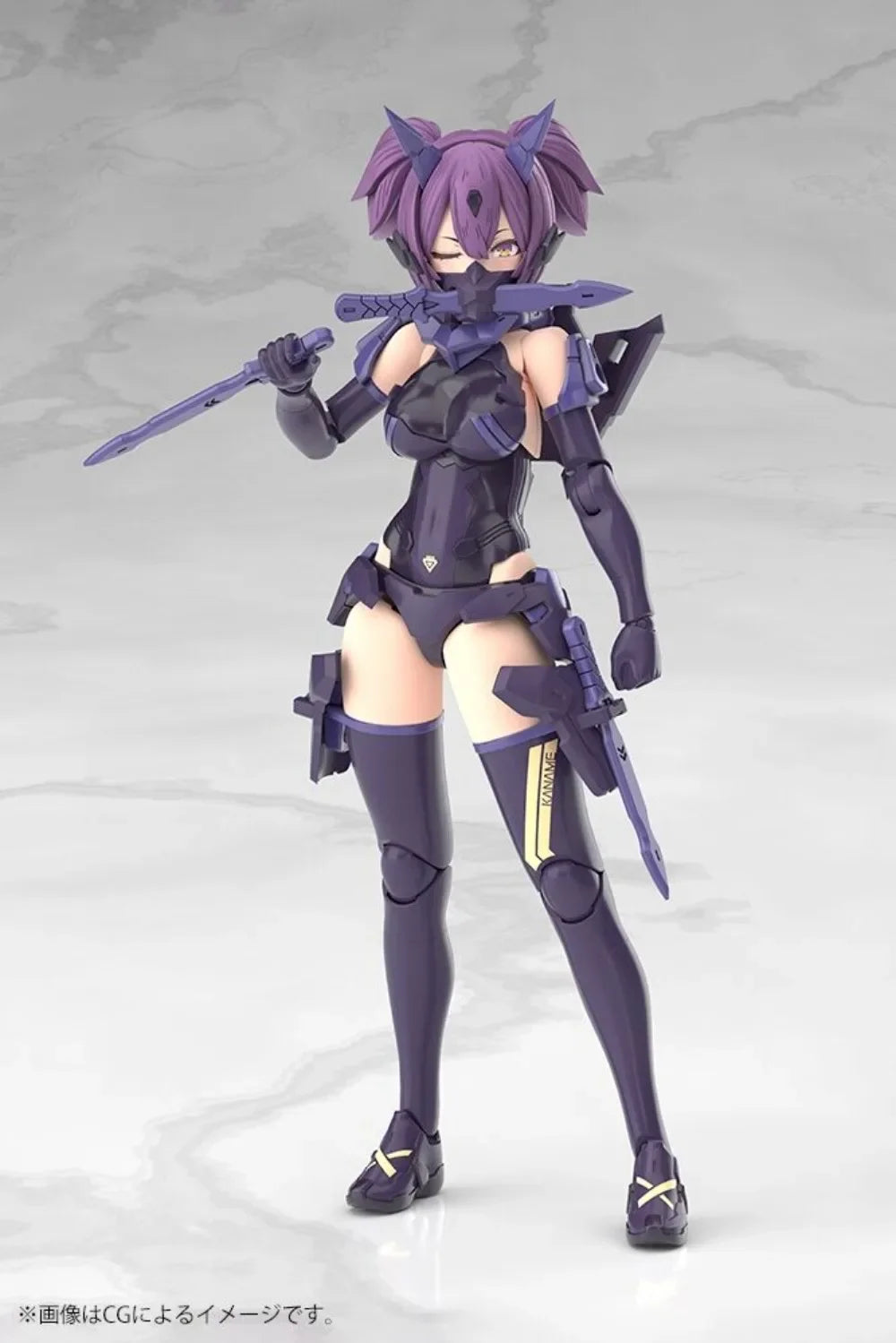 100% Original in Stock Kotobukiya Megami Device Asra Ninja Original Kaname, Shadow Edition, Full Package Model Decoration