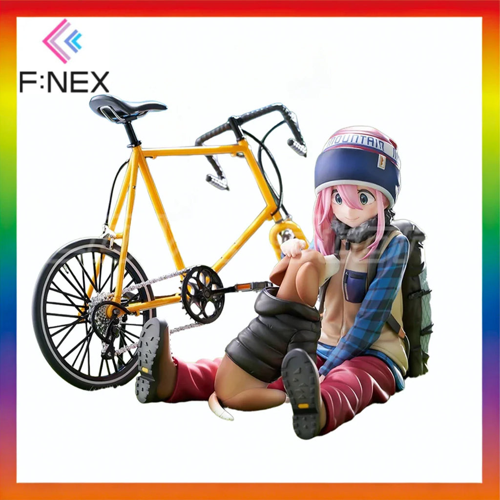 Original F:NEX LAID-BACK CAMP Kagamihara Nadeshiko Anime Figure Model Toys Gifts Collection