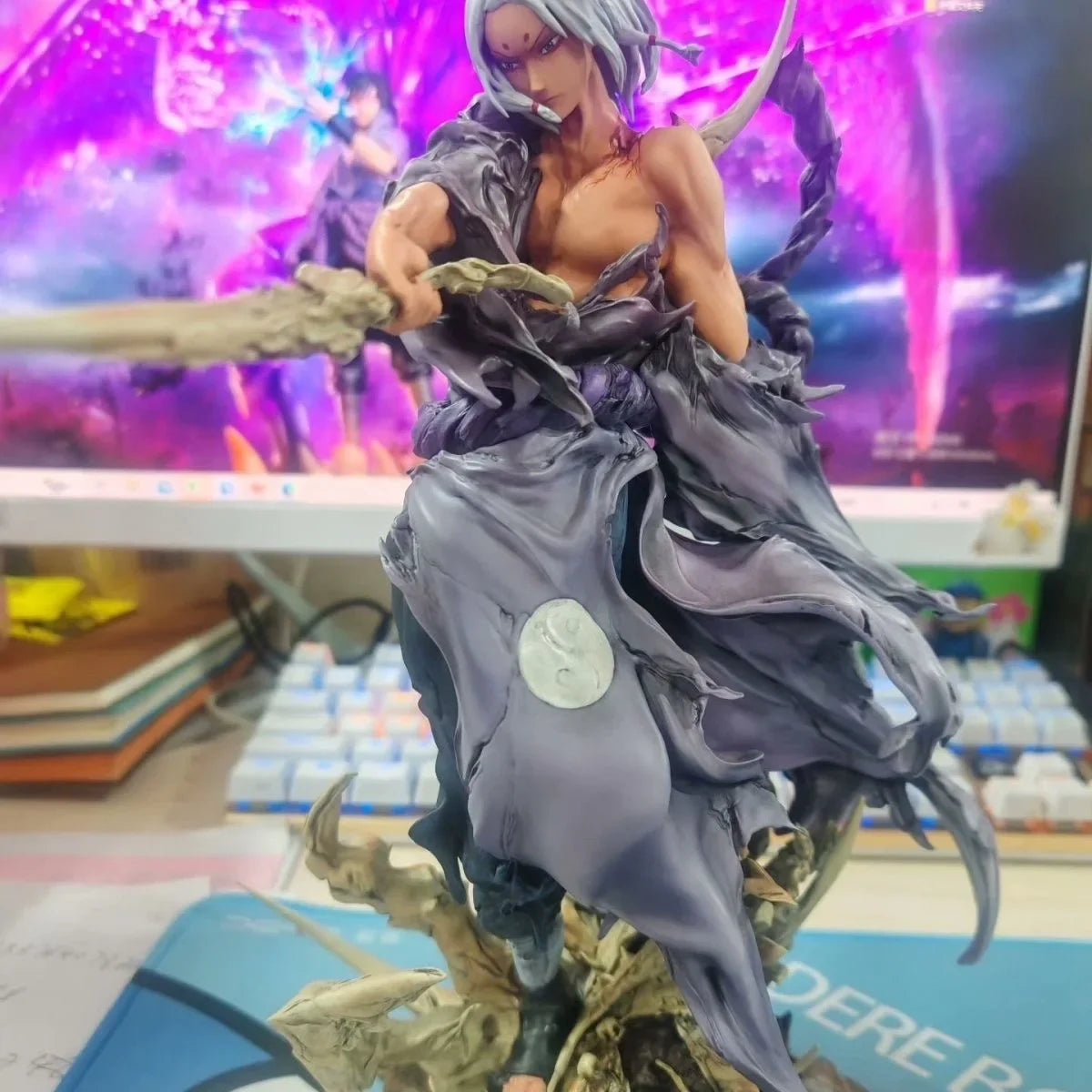 New Naruto Figure Kimimaro Action Figures 27cm Pvc Doll Figurine Collection Model Desk Decoration Statue Toy Kids Birthday Gifts