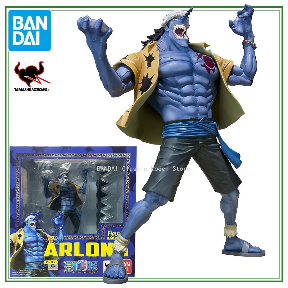 BANDAI Figuarts Zero ONE PIECE Arlong 100% auf Lager Original Anime One Piece Modell Echtes Spielzeug in Box