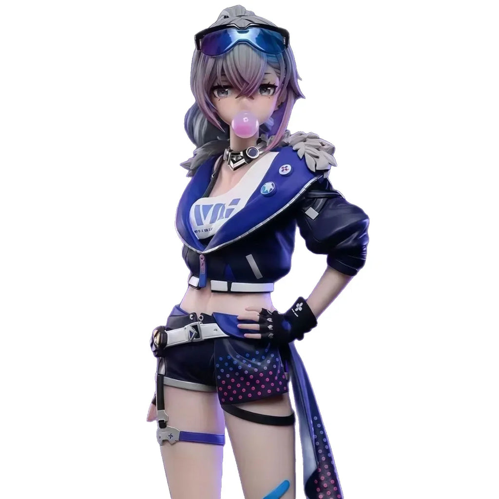 Honkai: Star Rail Figure Silver Wolf Anime Figure Blow Bubbles Silver Wolf Figurine Model Statue Doll Collection Game Toys Gifts
