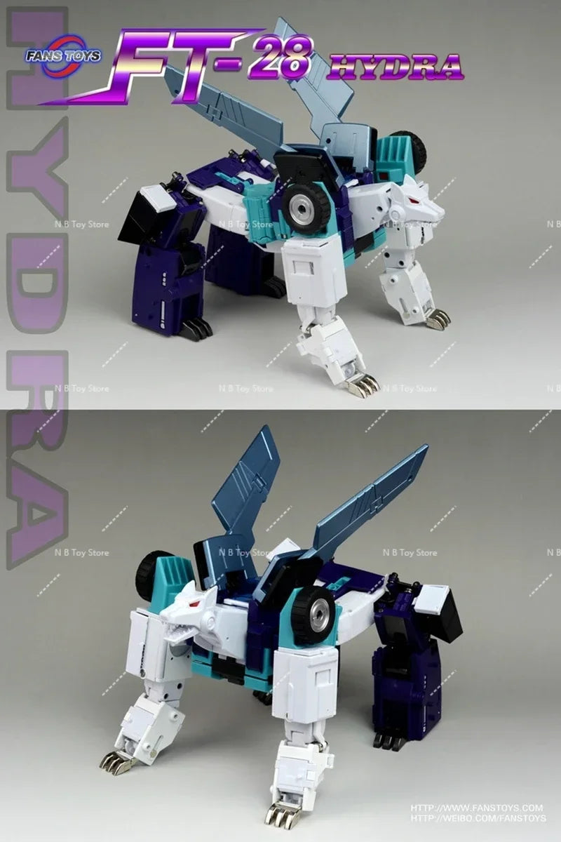 Transformation FansToys FT-28 FT28 Hydra SIXSHOT Alloy Parts  Action Figure Toys with Box