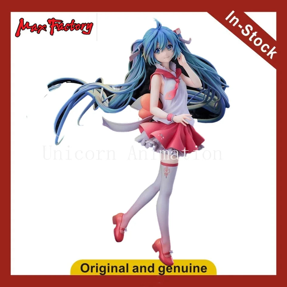 In Stock Original Max Factory VOCALOID  Miku Hatsume Ver. Anime Dolls Figures Toys Gifts Ornaments