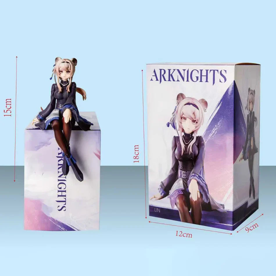 Hot Noodle Stopper Figure Arknights Lin Anime Figure Action Figurine Model Figuart Decoration Christmas Gift