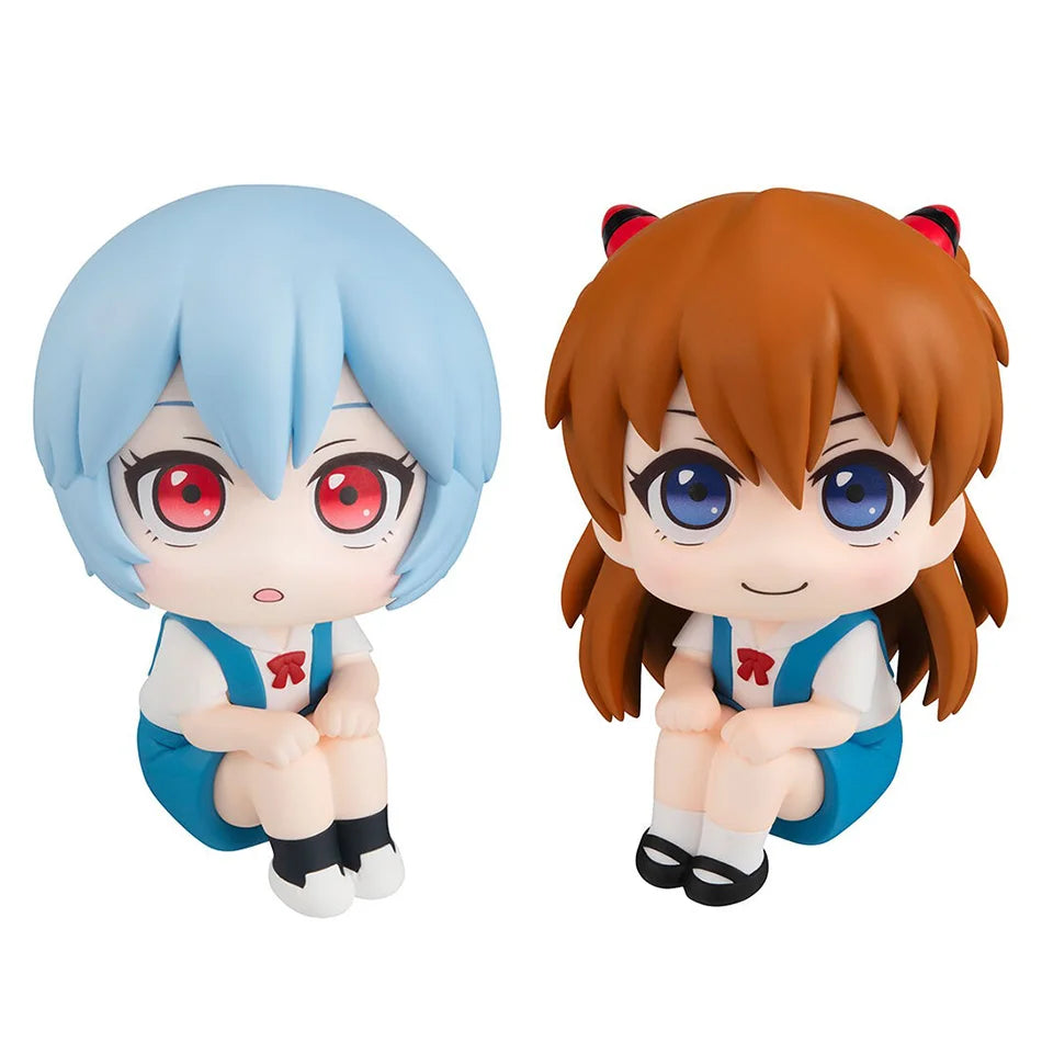 New Anime Neon Genesis Evangelion Eva Ayanami Rei Asuka Langley Kawaii Cute Figure Pvc Model Toys Doll Q Version Ornaments Gifts