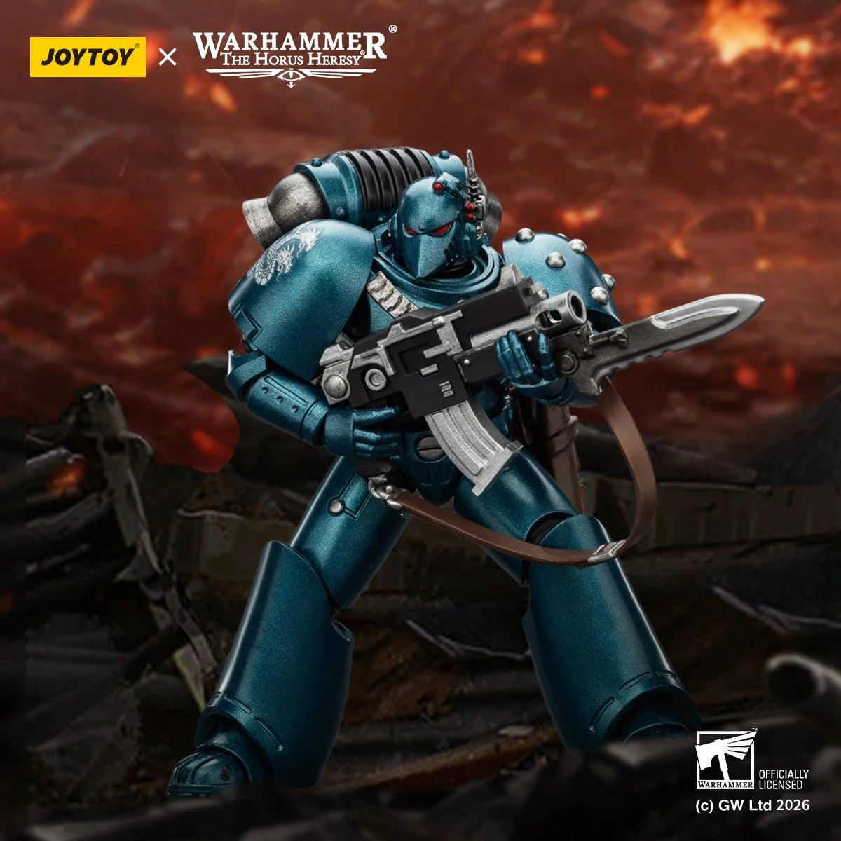 【MT】JOYTOY Warhammer 40K Alpha Legion MKVI Tactical Legionary 1/18 Action Figure Toys Collection