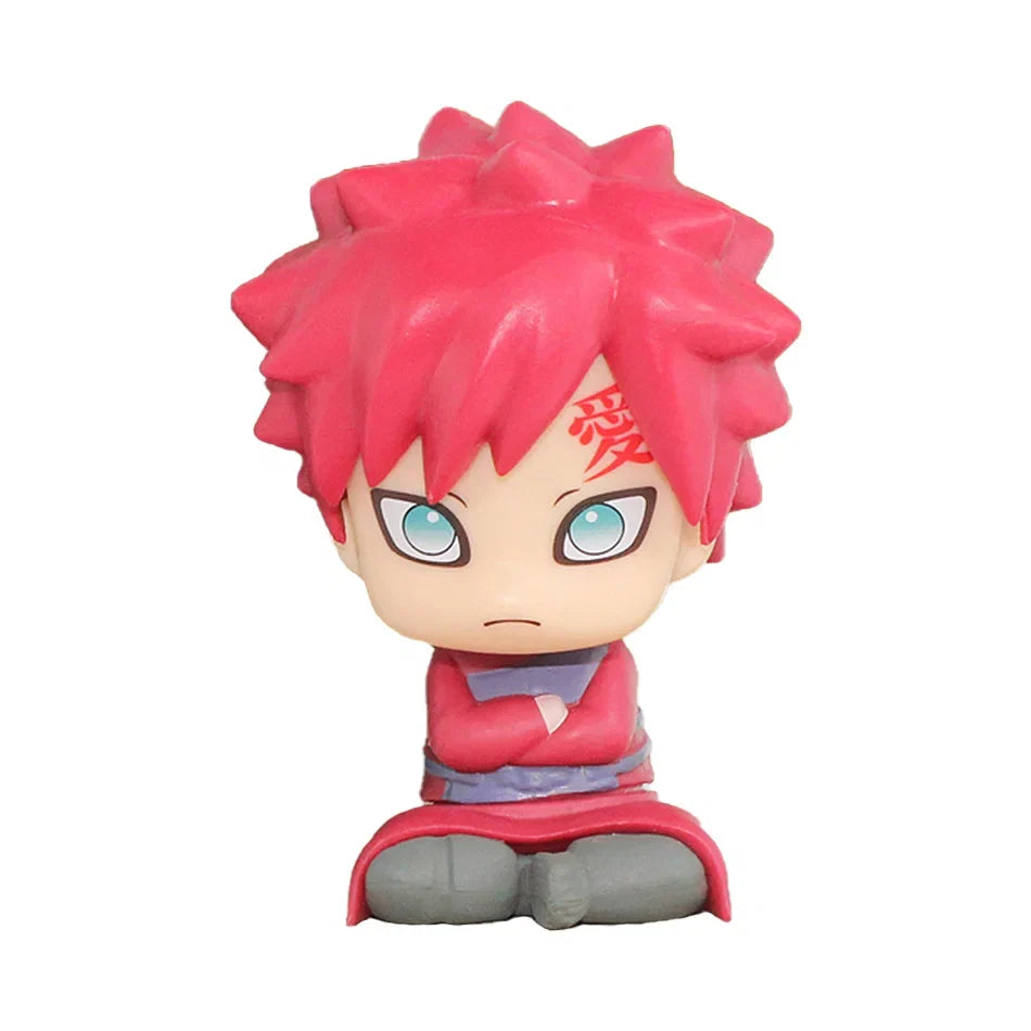 Anime Figure Naruto Kakashi Action Figure Q Version Kawaii Sasuke Itachi Figurine Car Decoration Collection Toy Christmas gift