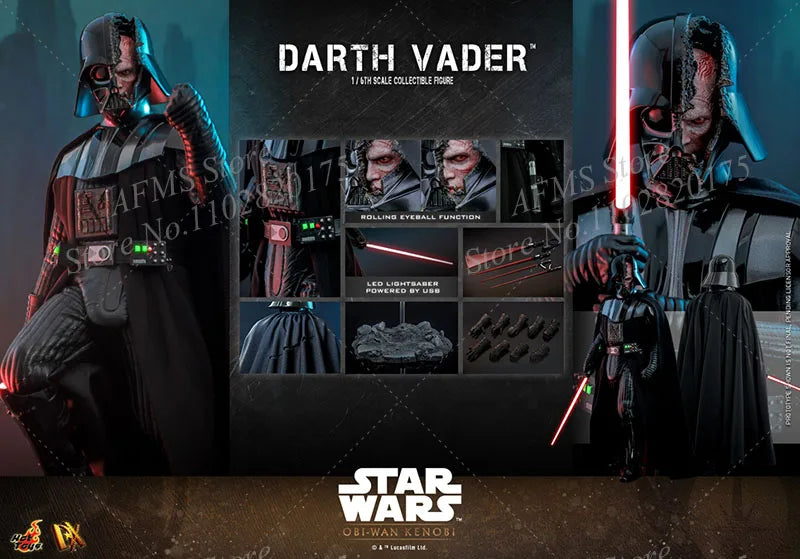 HOTTOYS HT DX27 1:6 Sammlerfigur Darth Vader Anakin Skywalker Star Wars Schwarzer Ritter 12" Männer Soldaten Actionfigur