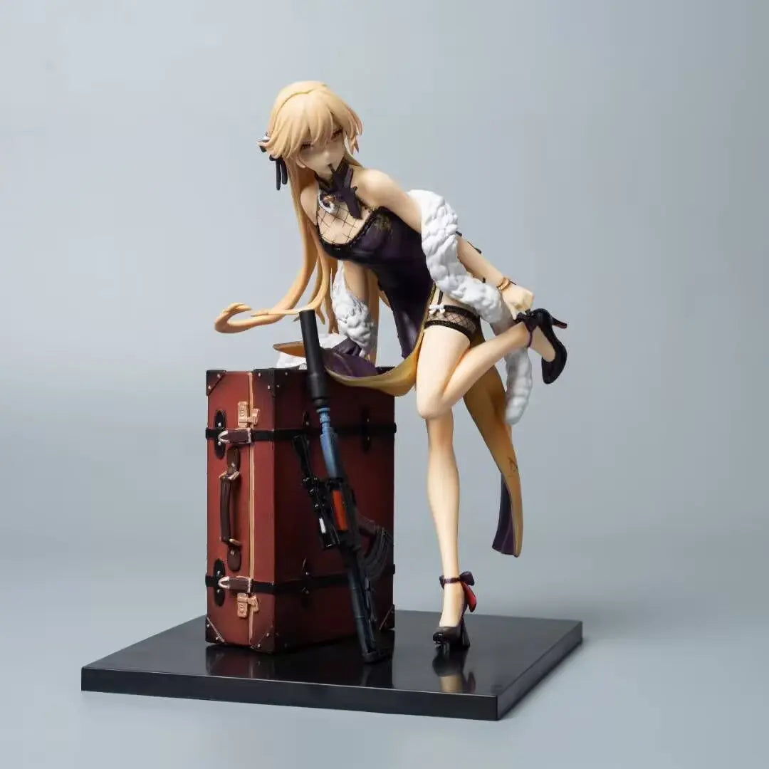 Hot Cartoon Girls' Frontline Ots-14 Hits Ziyu Xinshou Anime Cartoon Girl Model Statue Desktop Decoration Birthday Holiday Gift