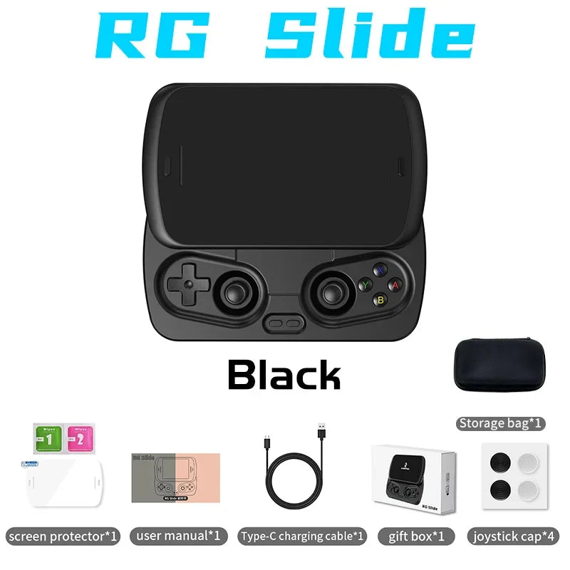 RG Slide Handheld Retro Video Game Console 4.7 Inch LTPS In-Cell Monitor 1280*960 Screen Android 13 5000mAh PSP Gaming
