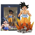19CM Anime Dragon Ball Son Goku Figur Rotes Auge Modell Puppe Dragon Ball Spielzeug Actionfigur PVC Sitzposition Erd-Dragon Ball