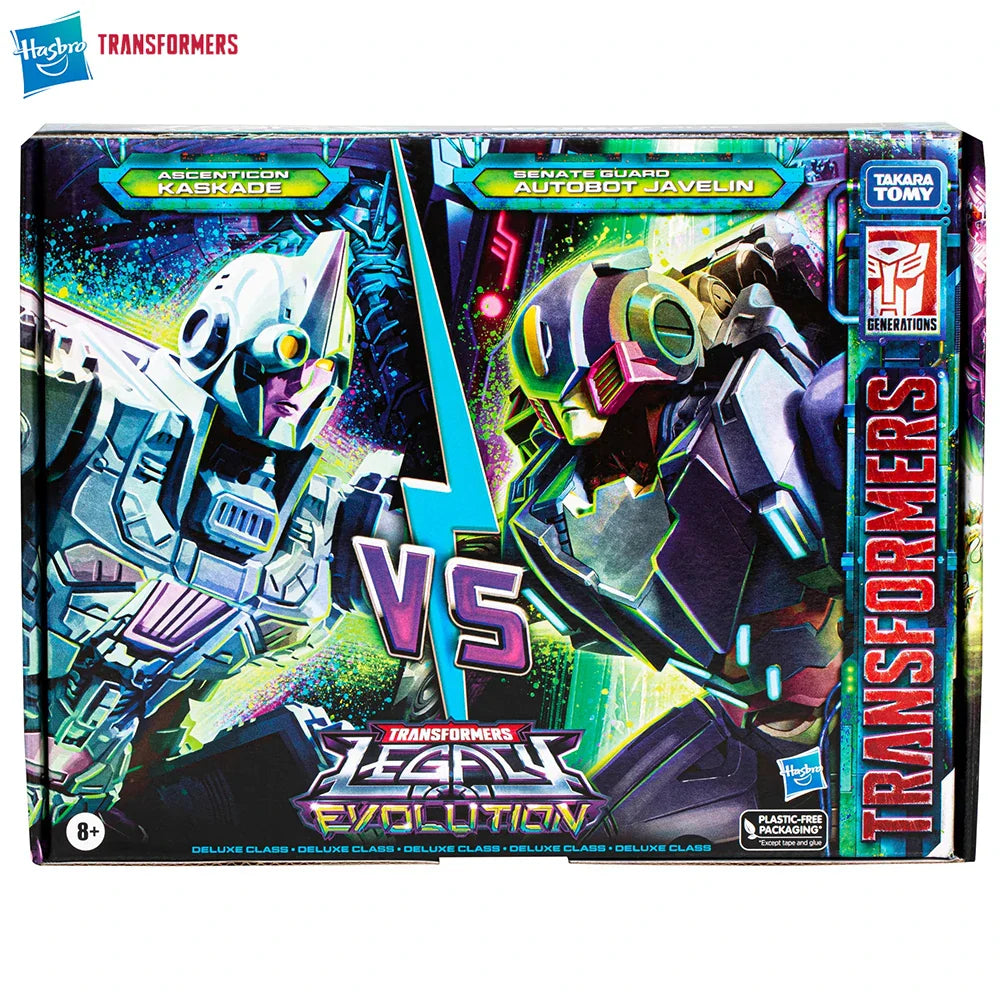 [Auf Lager] Hasbro Transformers Legacy Evolution Deadeye Duel Javelin & Kaskade 2er-Pack Sammlerstück Anime Action Modellfigur Spielzeug
