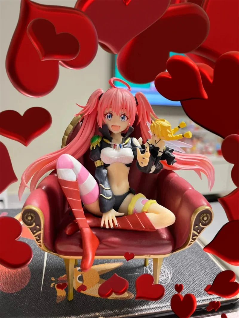 Original Bandai Rimuru Tempest Milim Diablo Figure Anime That Time I Got Reincarnated As A Slime Figurine Models Toys Doll Gifts