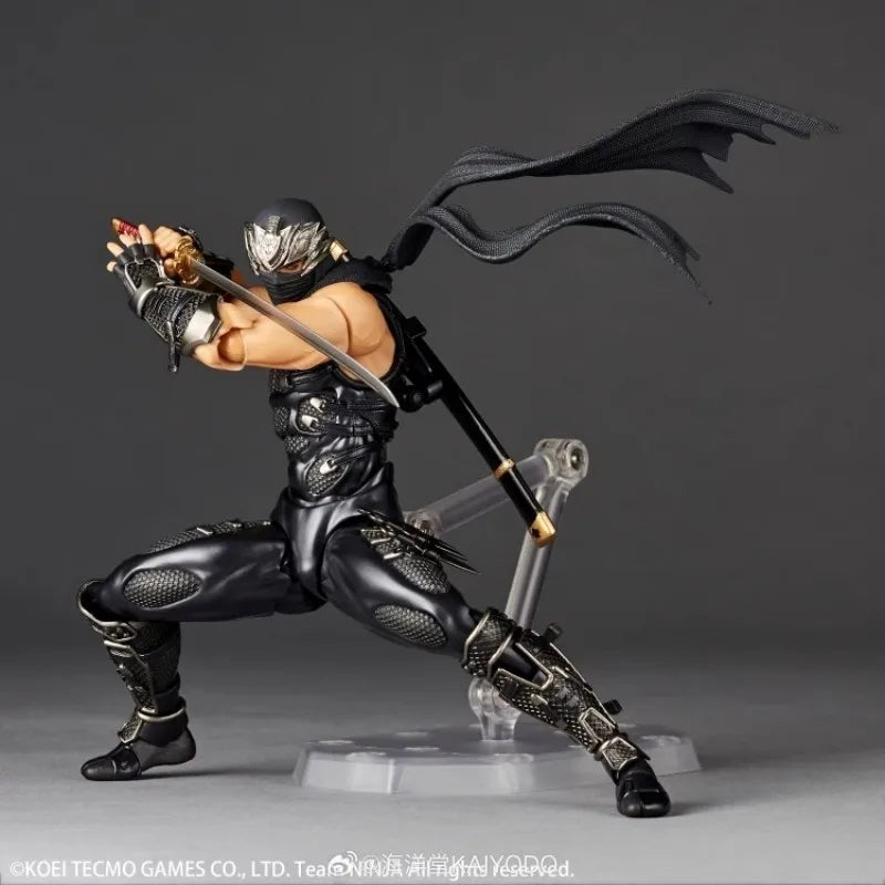In Stock Original KAIYODO Ninja Gaiden Amazing Yamaguchi Revoltech NR052 Ryu Hayabusa 6 Inch Action Figure
