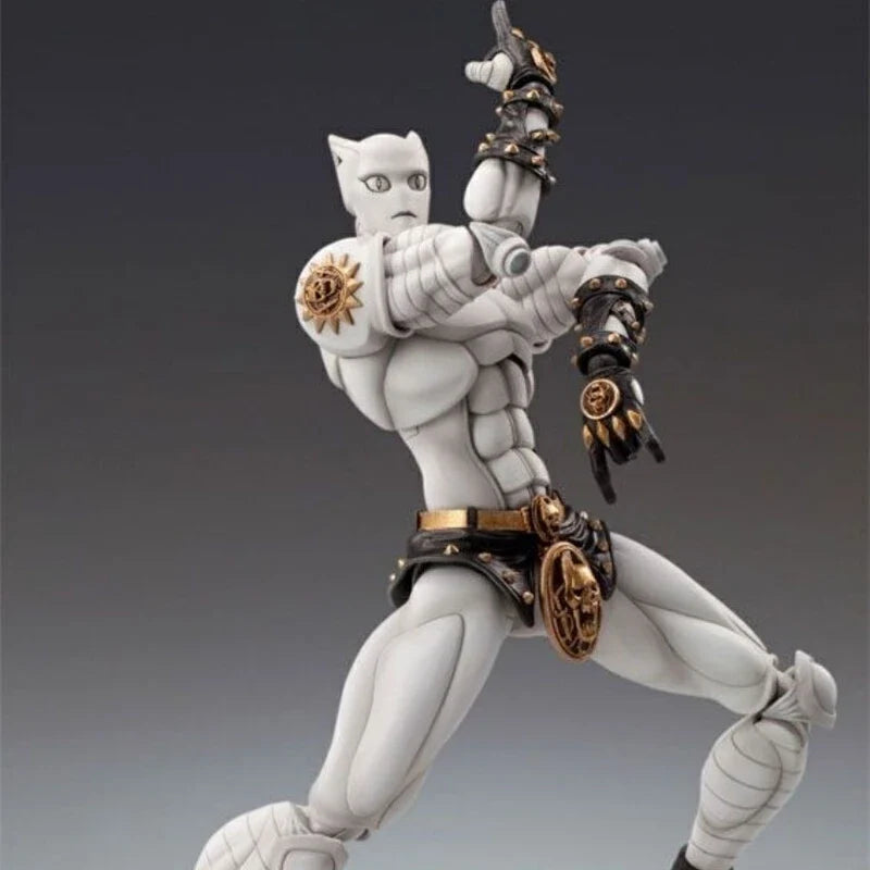 Jojo'S Bizarre Adventure Jojo Kira Yoshikage Killerqueen Anime Action Figurines Fashion Desktop Ornament Boy Toy Surprise Gifts