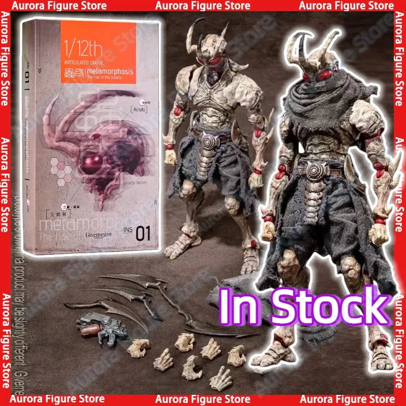 In Stock Giveme5ive 1/12 Articulated Statue Metamorphosis The Rise of The Insects Airoko Lecel02 Anime Action Figures Toys PVC
