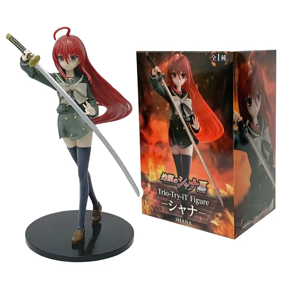 Anime Shakugan no Shana Shana Punish the crime PVC Action Figures Model Collection Ornament Anime Cartoon Model Gift