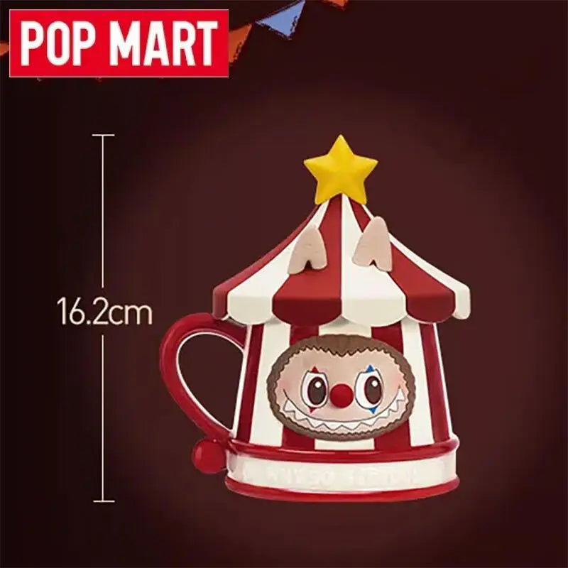 POP MART Why So Serious Series Labubu Ceramics Mug Blind Box Guess Bag Original Toy Doll Cute Anime Action Figure Halloween Gift