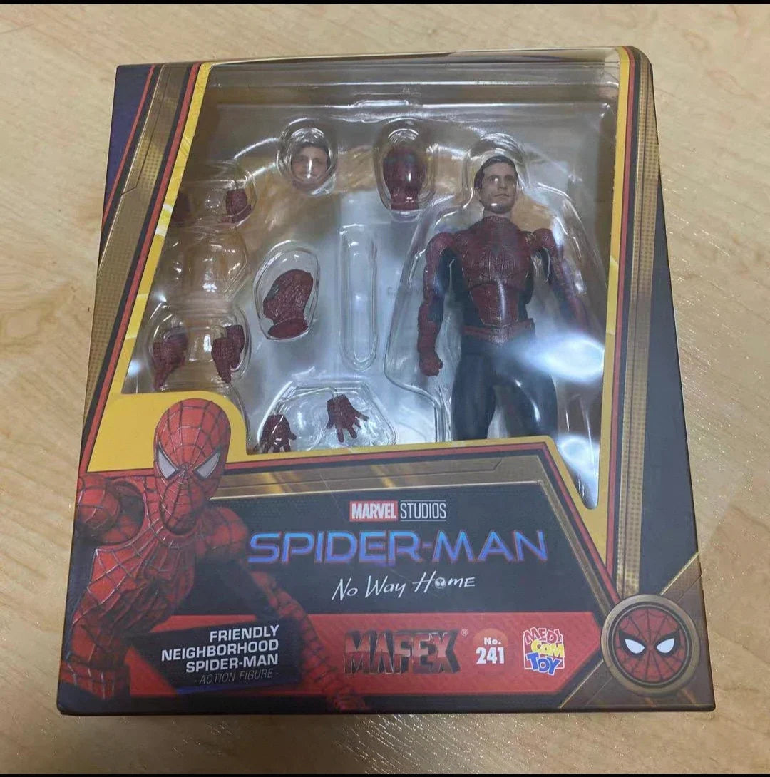 Auf Lager Medicon Toy Mafex 241 Tobey Maguire Spider-Man No Way Home Freundliche Actionfigur Sammlerstück Geschenk